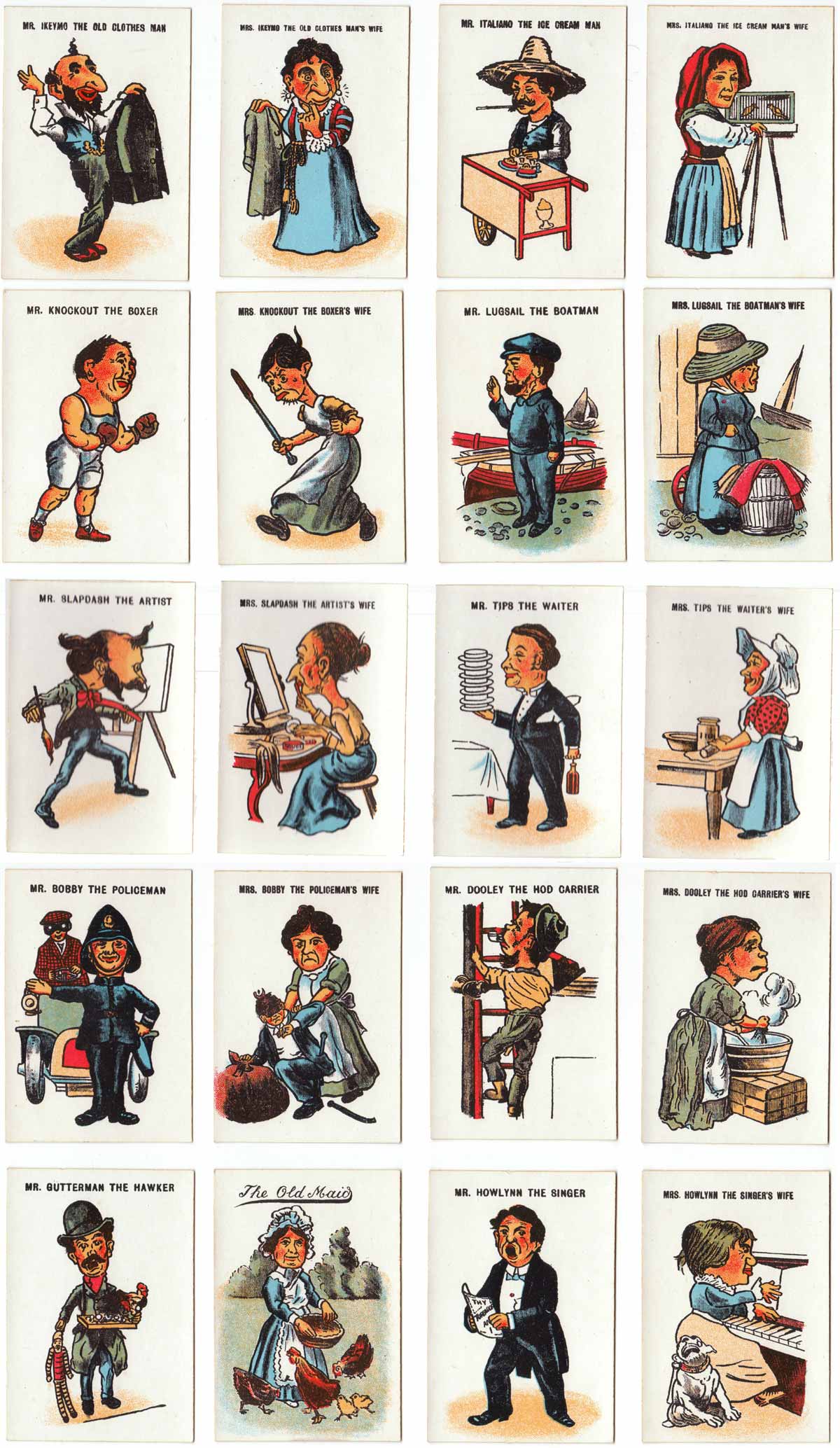 “The Game of Old Maid” by the Chad Valley Games Co., c.1910 “The Game of Old Maid” by the Chad Valley Games Co., c.1910