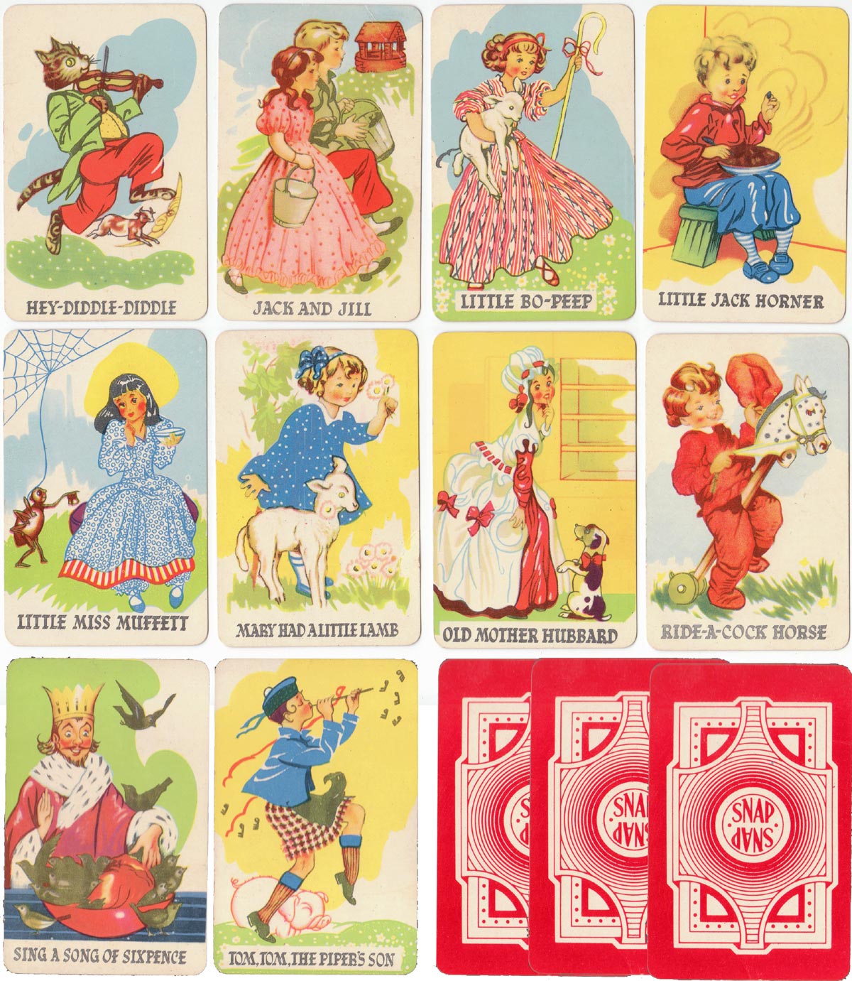 Chad Valley ‘Nursery Rhyme Snap’ 1950 Chad Valley ‘Nursery Rhyme Snap’ 1950