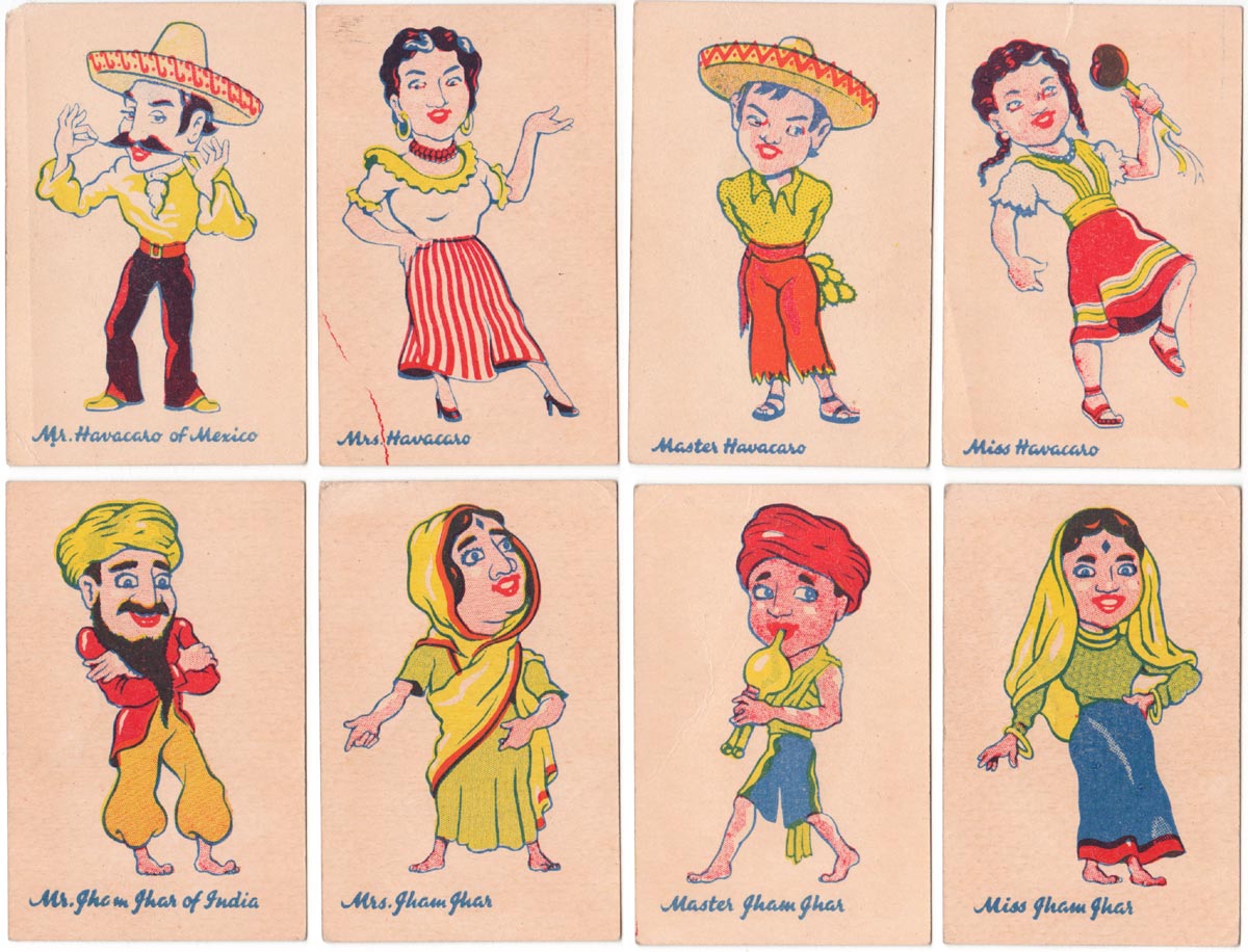 Round the World Happy Families by Chiefton Products Ltd of Bristol, c.1950s