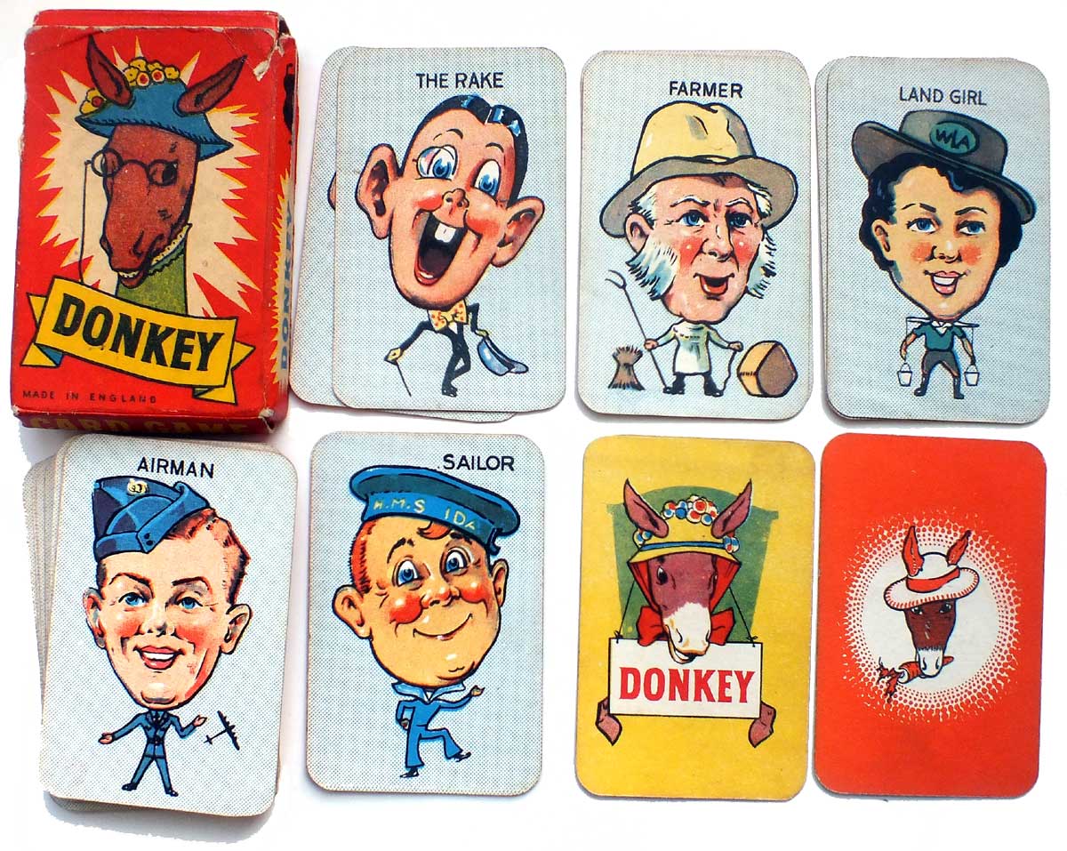 Clifford ‘Donkey’ card game, c.1948