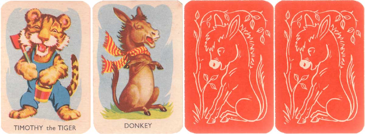 Donkey card game published by Clifford Toys, c.1955