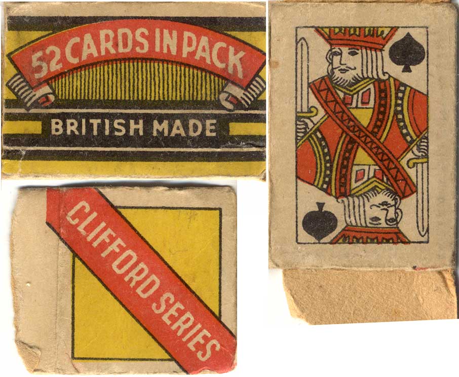 Clifford Toys, (England), c.1945, FLEVECO miniature cards