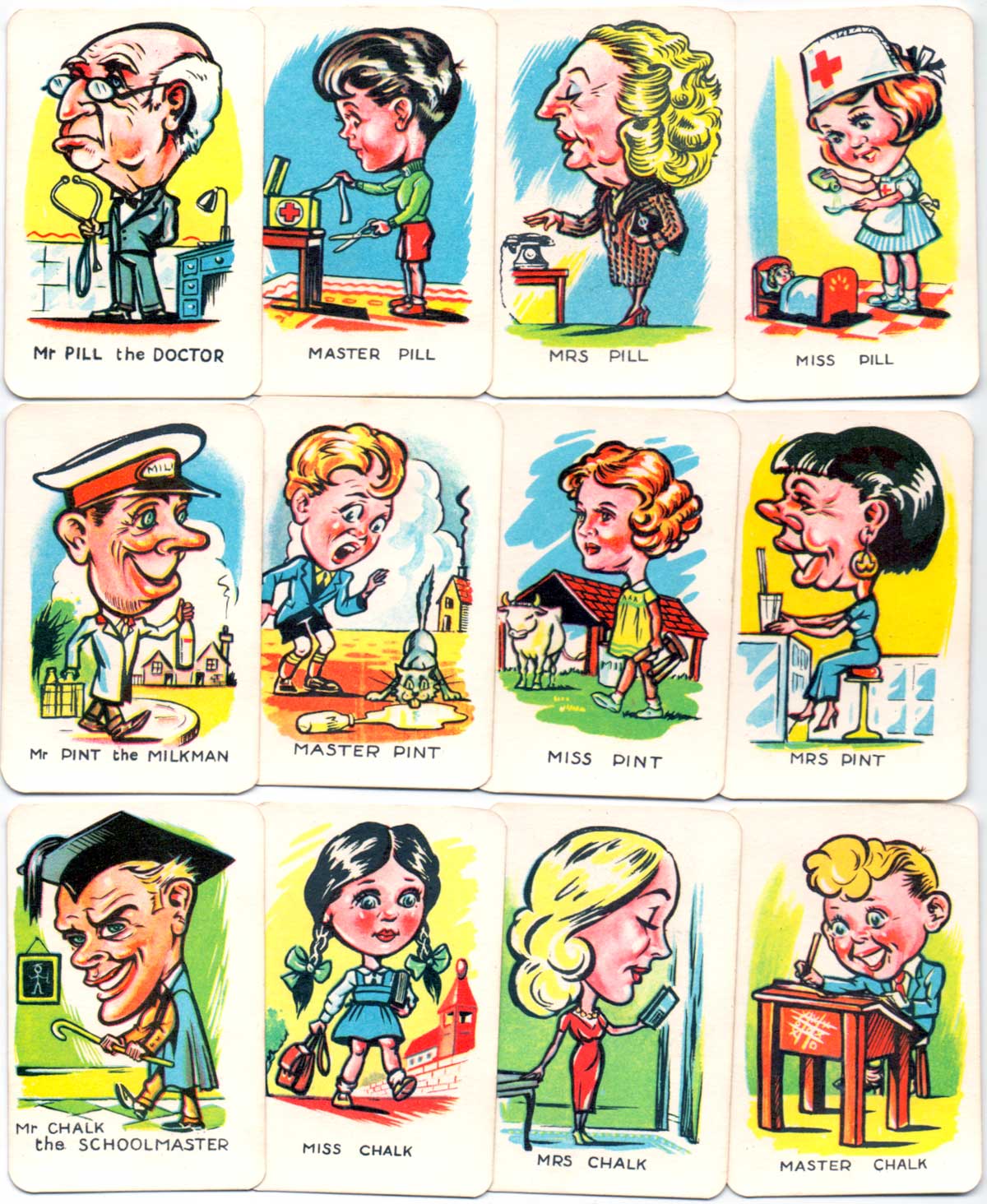 ‘Clifford Series’ Happy Families, c.1950s ‘Clifford Series’ Happy Families, c.1950s