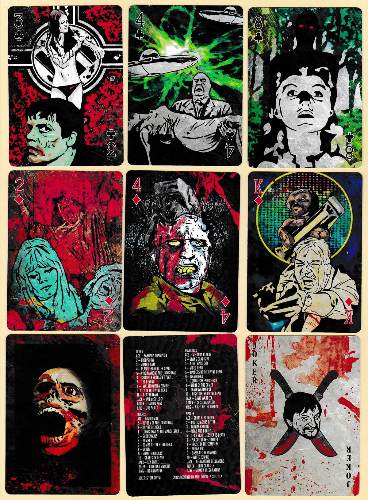 ‘The Undeck’ with artwork by Ash Loydon, produced by Cultzilla, United Kingdom, c. 2018