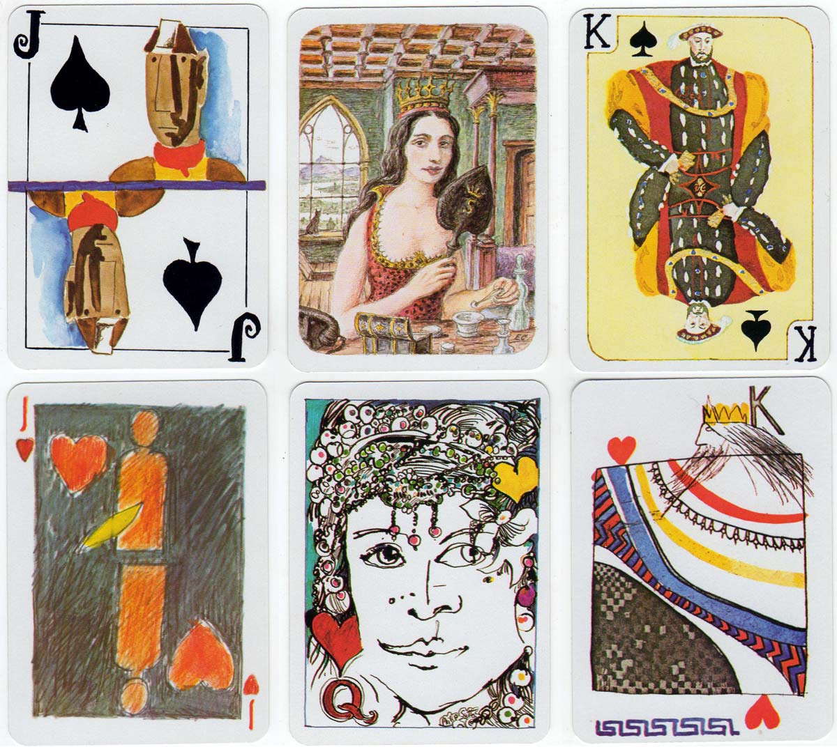 The Deck of Cards by Andrew Jones Art 1979