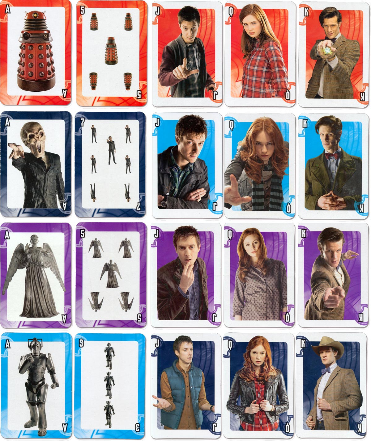 ‘Doctor Who Adventures’ playing cards, 2009