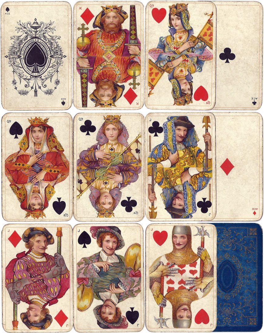 Dondorf's Whist No.192 / Shakespeare Playing Cards published by C.W. Falkner, London, c.1906