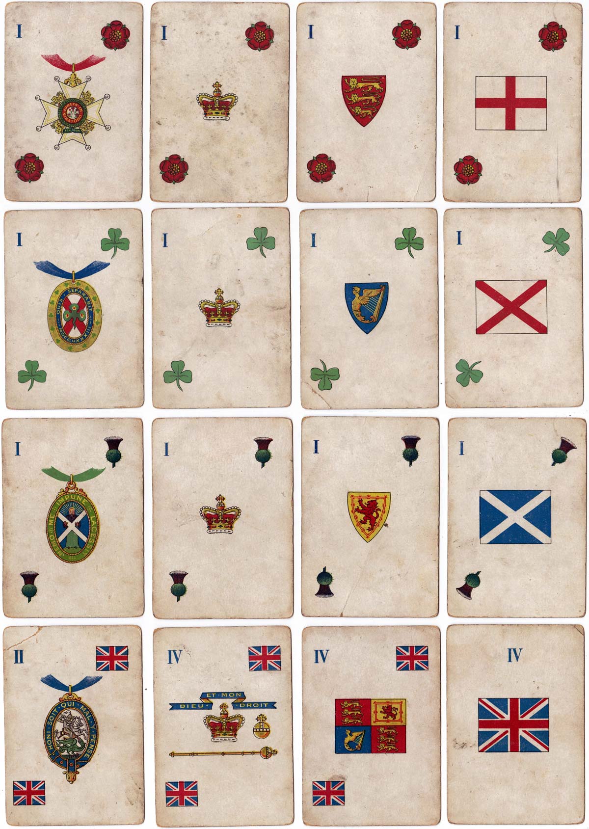 Union Jack card game published by C.W. Faulkner & Co., c.1897