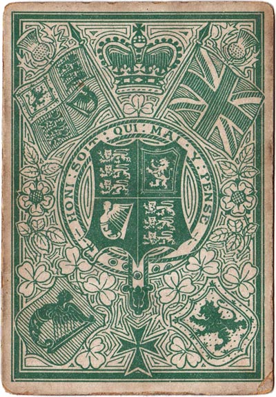 Union Jack card game published by C.W. Faulkner & Co., c.1897