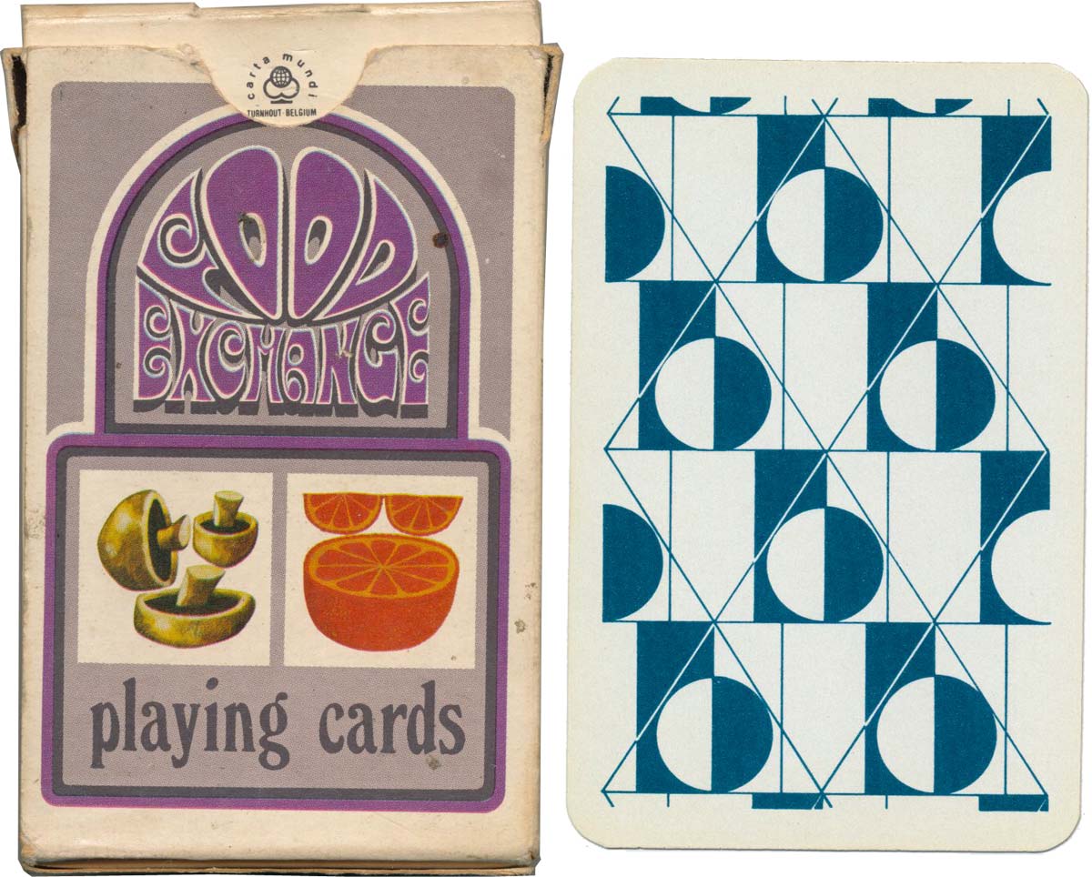 “Food Exchange“ playing cards designed by Ralph Dobson for the British Diabetic Association, 1973