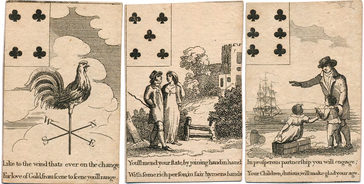 Georgian Fortune Telling Cards, c.1800