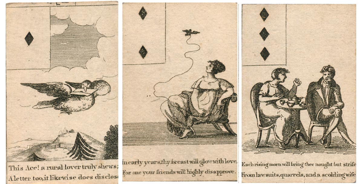 Georgian Fortune Telling Cards, c.1800 Georgian Fortune Telling Cards, c.1800