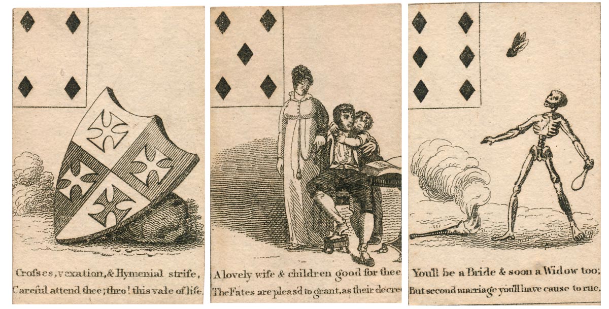 Georgian Fortune Telling Cards, c.1800 Georgian Fortune Telling Cards, c.1800