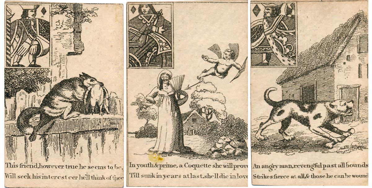 Georgian Fortune Telling Cards, c.1800 Georgian Fortune Telling Cards, c.1800