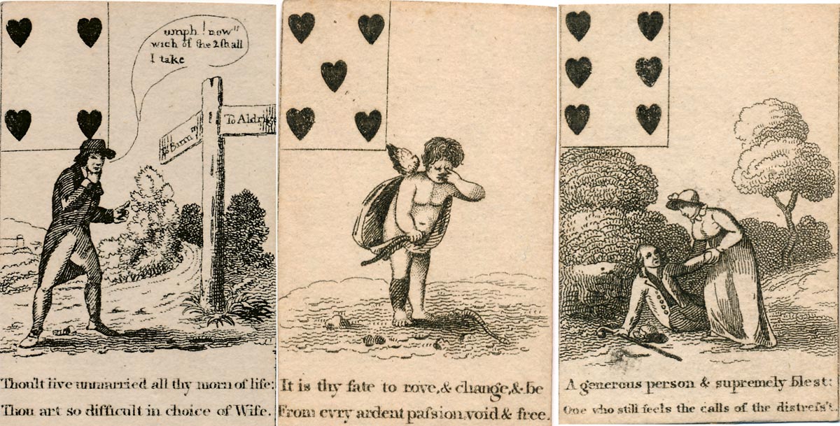 Georgian Fortune Telling Cards, c.1800 Georgian Fortune Telling Cards, c.1800