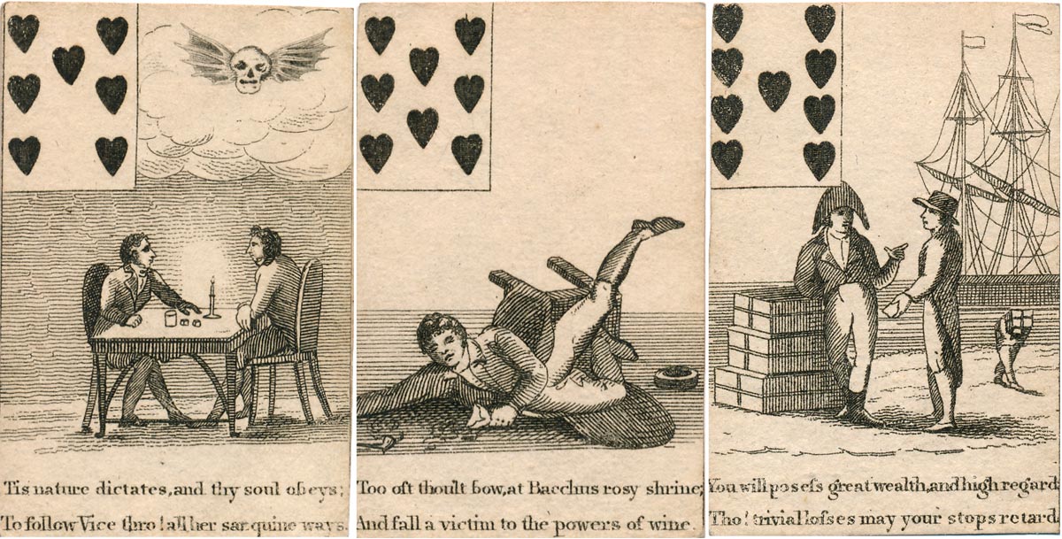 Georgian Fortune Telling Cards, c.1800 Georgian Fortune Telling Cards, c.1800