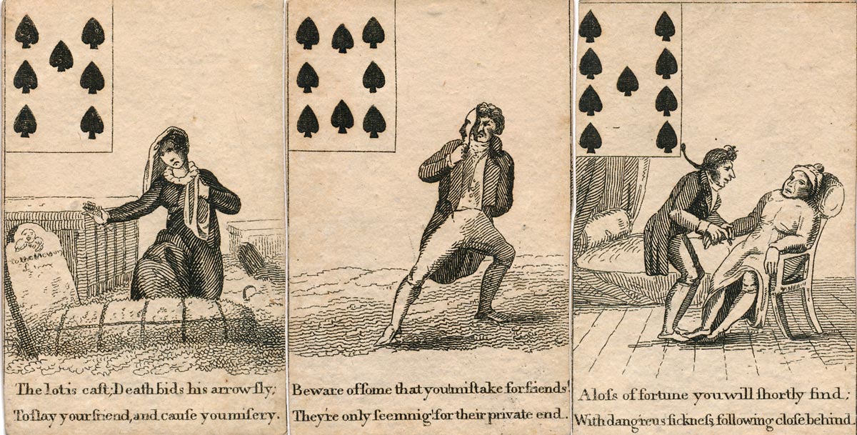 Georgian Fortune Telling Cards, c.1800 Georgian Fortune Telling Cards, c.1800