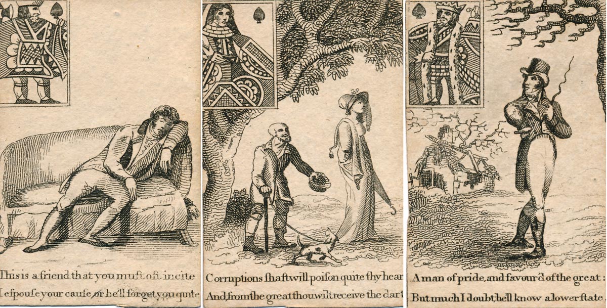 Georgian Fortune Telling Cards, c.1800 Georgian Fortune Telling Cards, c.1800