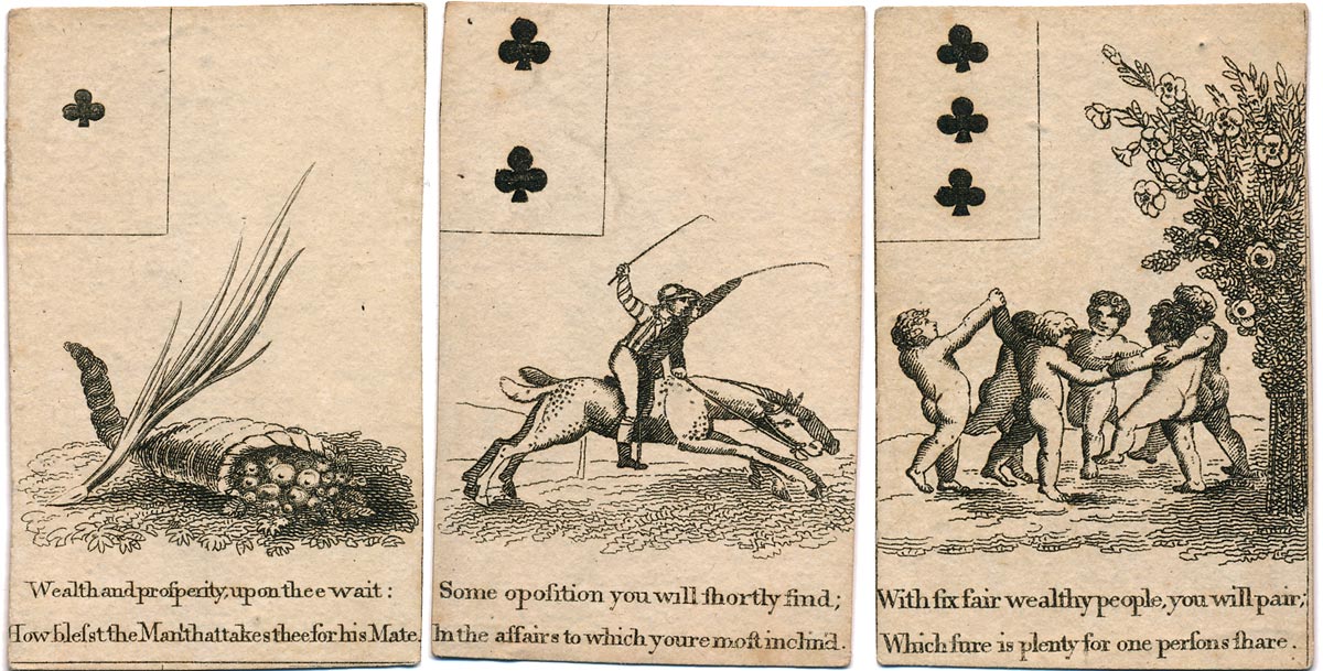 Georgian Fortune Telling Cards, c.1800