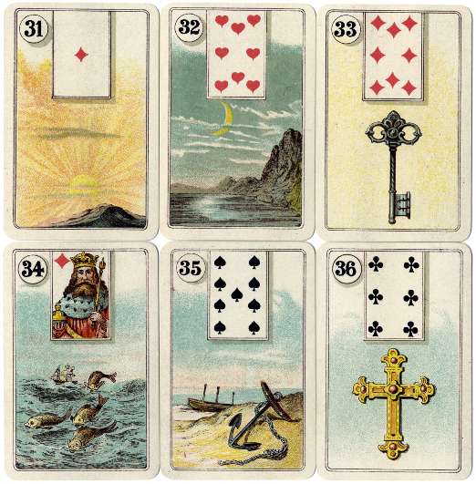 Cartes Lenormand by H.P. Gibson & Sons Ltd., 1920s