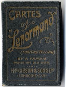 Box from Cartes Lenormand by H.P. Gibson & Sons Ltd., 1920s Box from Cartes Lenormand by H.P. Gibson & Sons Ltd., 1920s