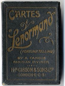 Box from Cartes Lenormand by H.P. Gibson & Sons Ltd., 1920s