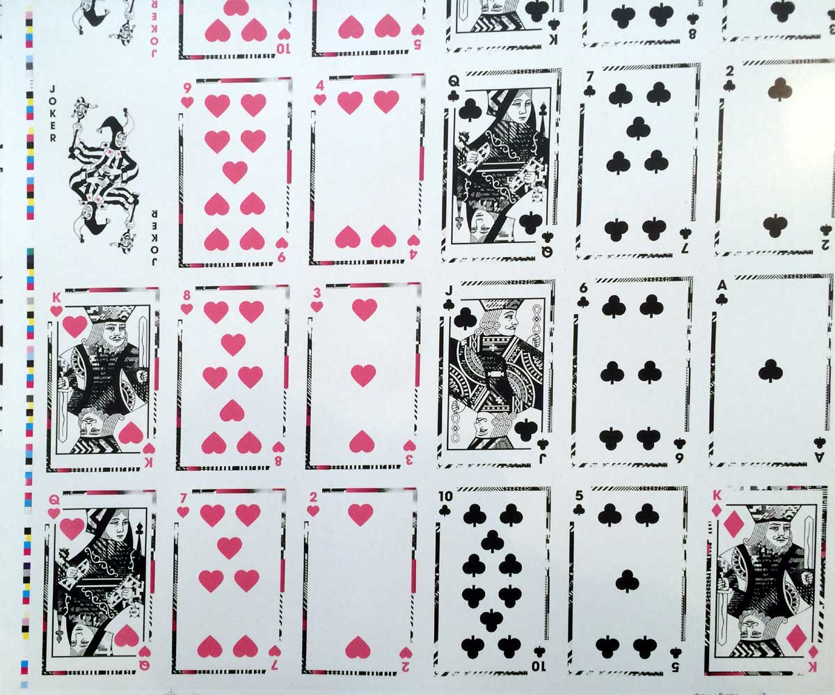 Giffgaff mobile network playing cards, 2015