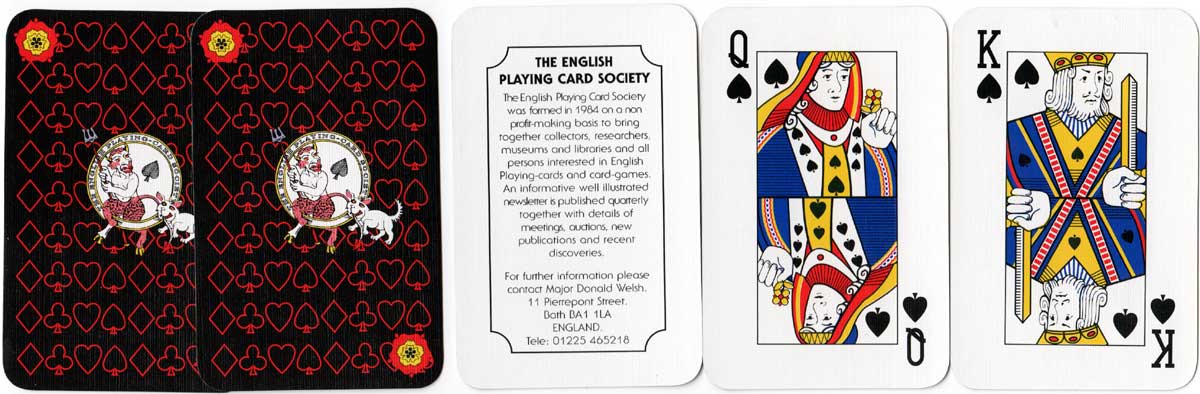 English Playing Card Society Fifteenth Anniversary pack, 1998 English Playing Card Society Fifteenth Anniversary pack, 1998