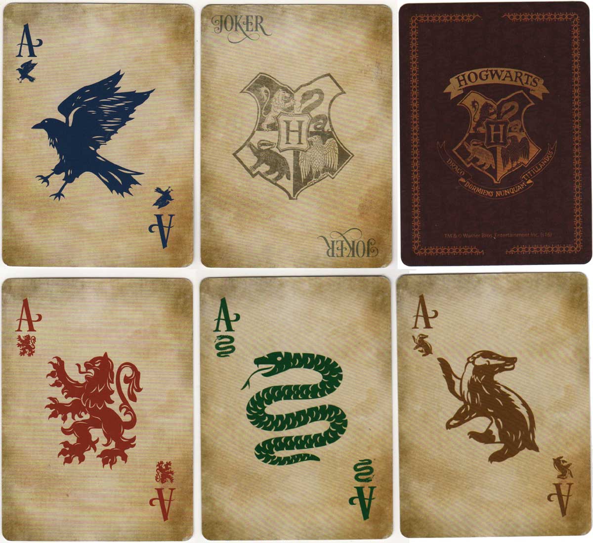 Hogwarts Playing Cards, c.2016