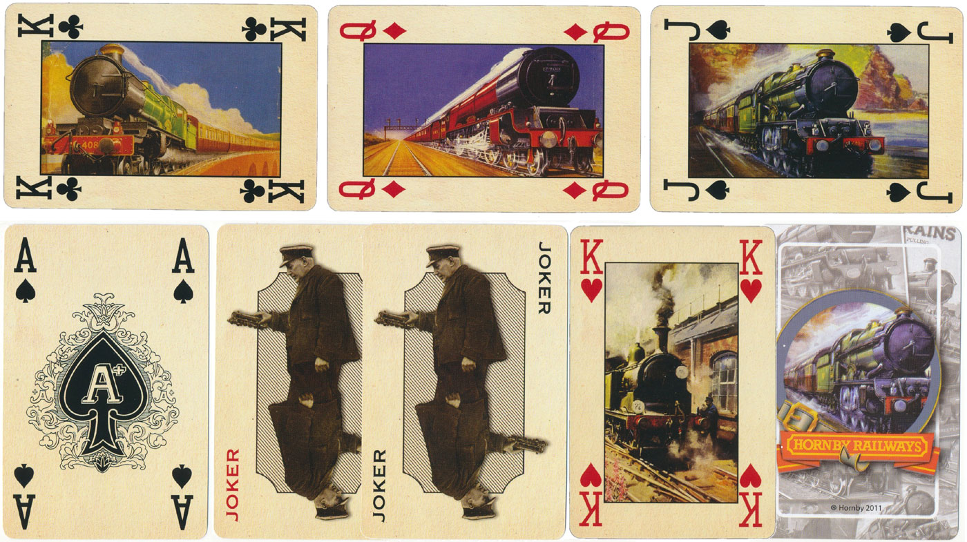 Hornby playing cards, made in Taiwan for Wild and Wolf, 2011