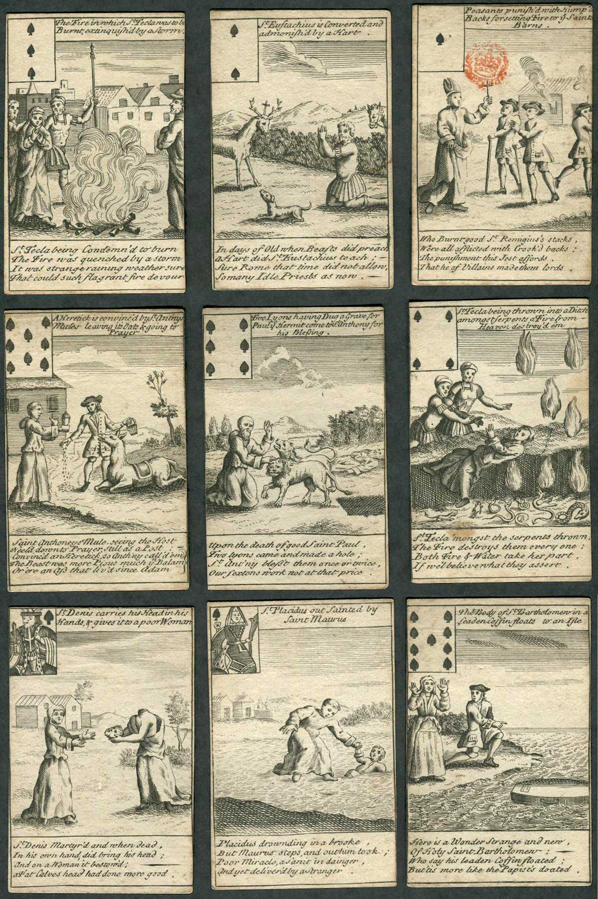 Illustrated Playing Cards, c.1740 Illustrated Playing Cards, c.1740
