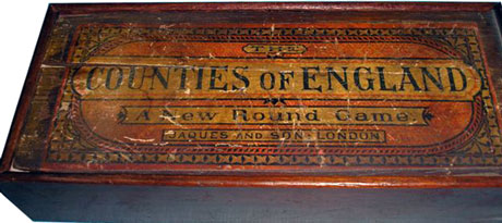 Jaques' Counties of England box, c.1880