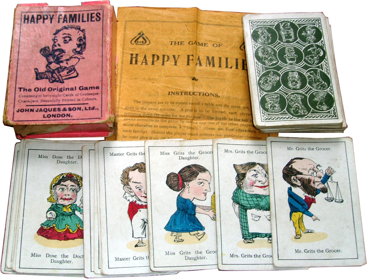 1910 edition of Happy Families published by John Jaques & Son, London