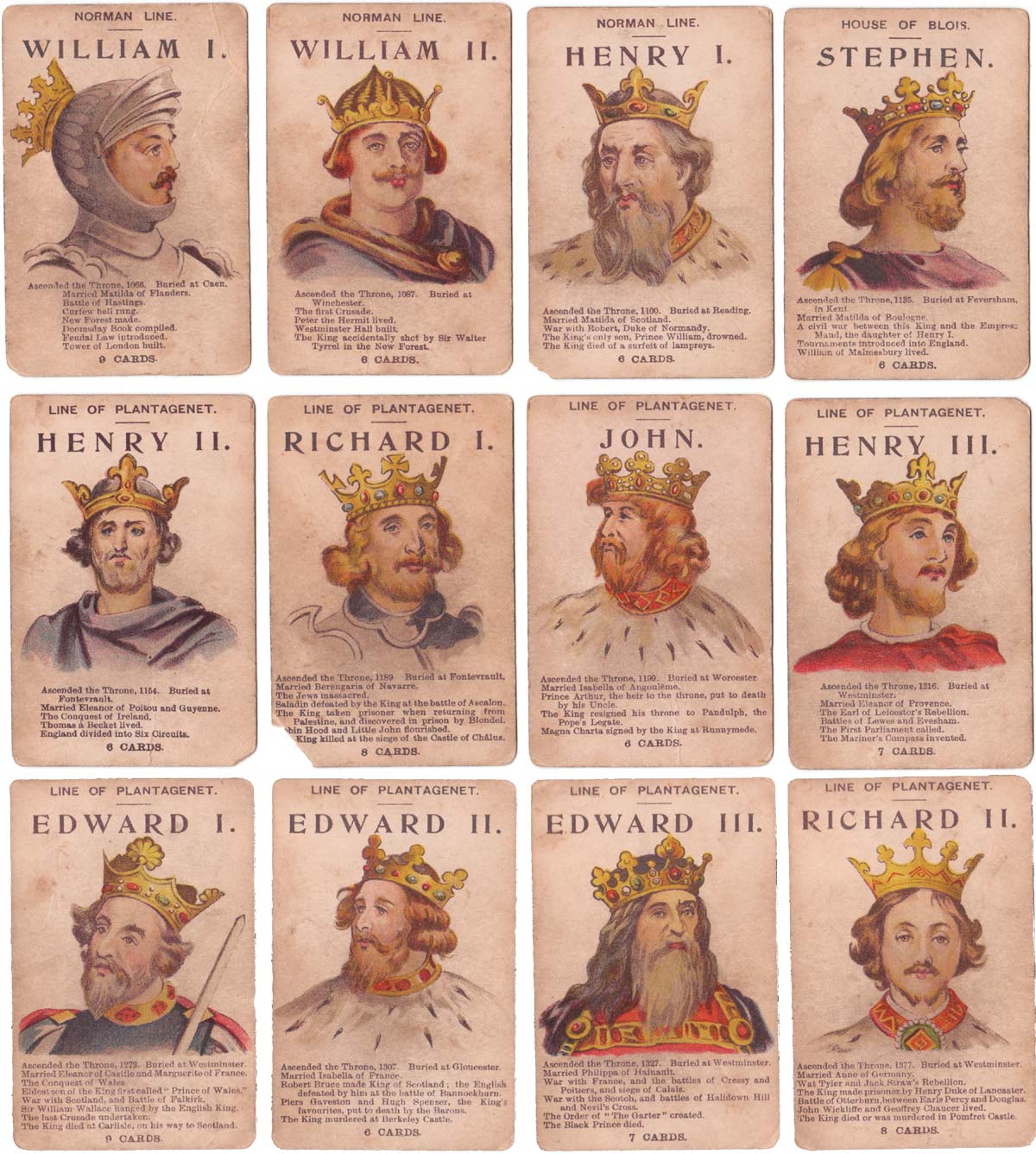 Hide & Seek with the Kings & Queens of England by John Jaques & Son, c.1875