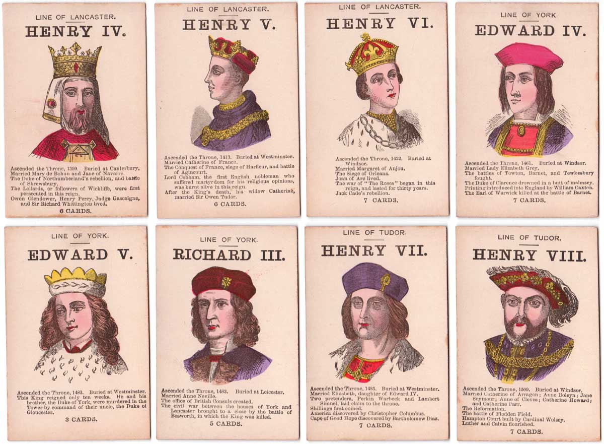 Hide & Seek with the Kings & Queens of England by John Jaques & Son, Series 2