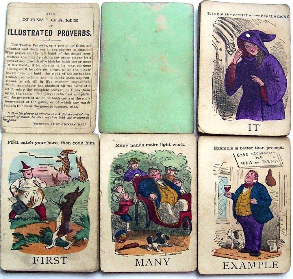 Jaques' Illustrated Proverbs, c.1870 Jaques' Illustrated Proverbs, c.1870