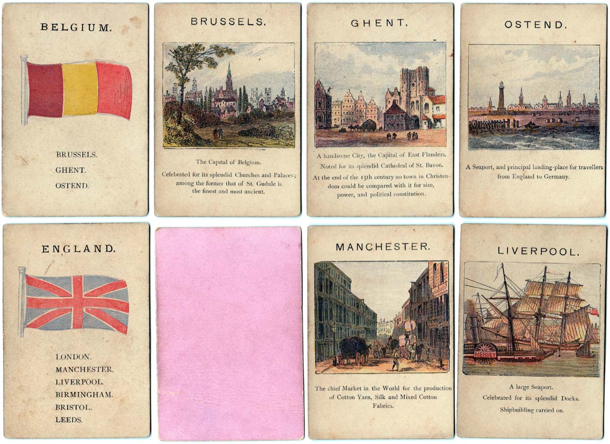 Kingdoms of Europe card game, c.1885 Kingdoms of Europe card game, c.1885
