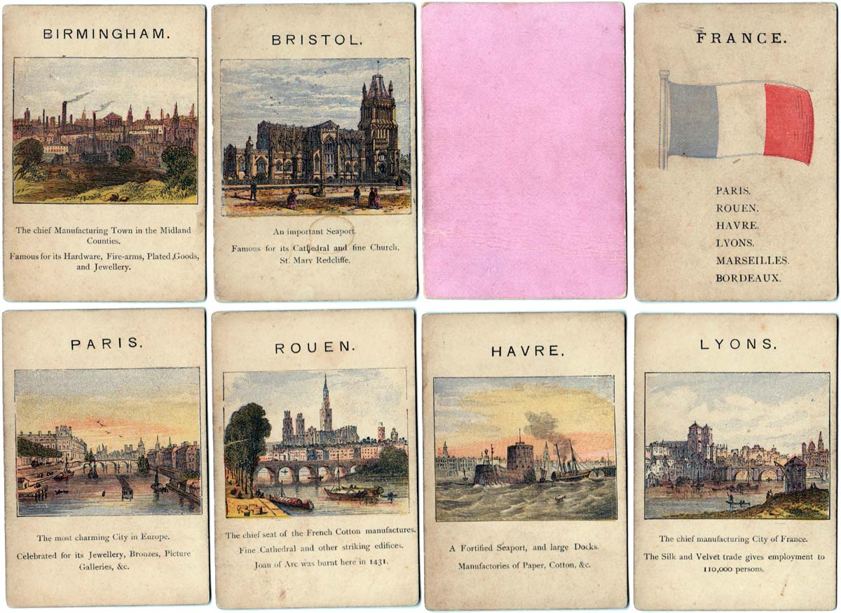 Kingdoms of Europe card game, c.1885 Kingdoms of Europe card game, c.1885