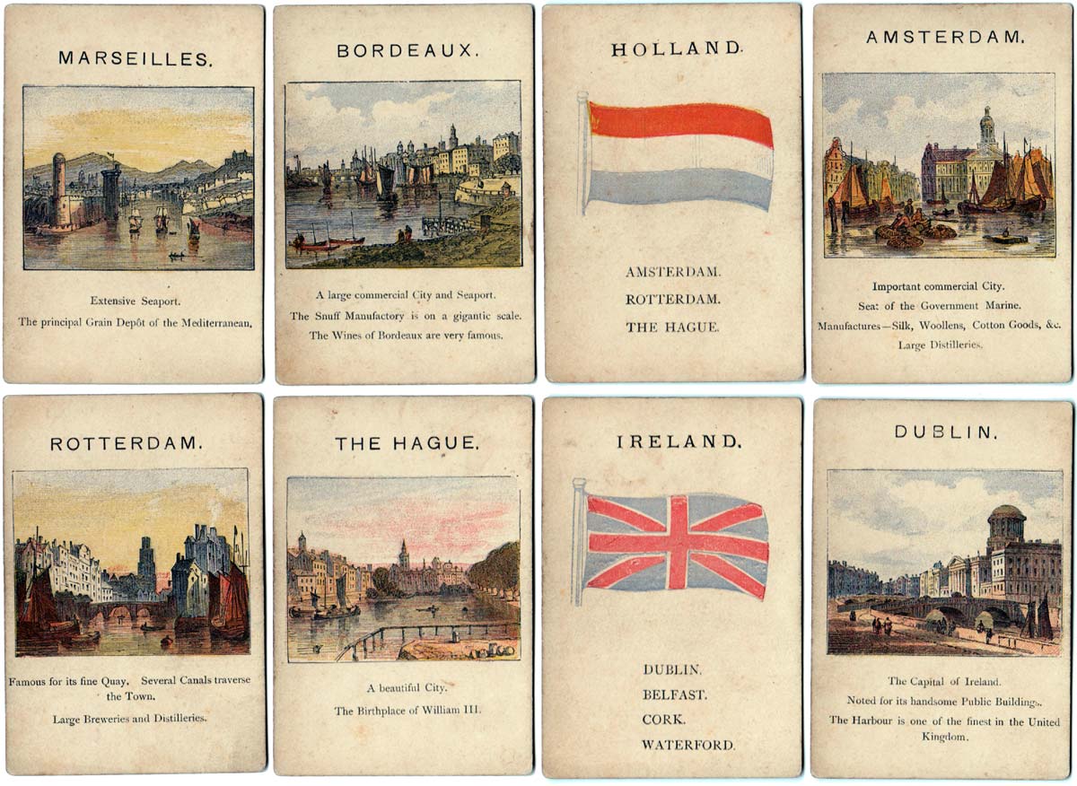 Kingdoms of Europe card game, c.1885 Kingdoms of Europe card game, c.1885