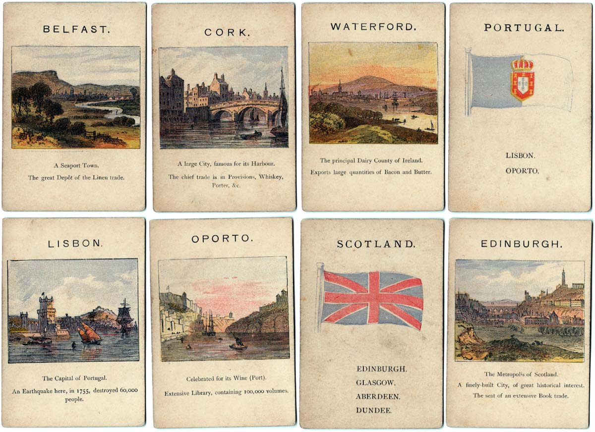 Kingdoms of Europe card game, c.1885 Kingdoms of Europe card game, c.1885