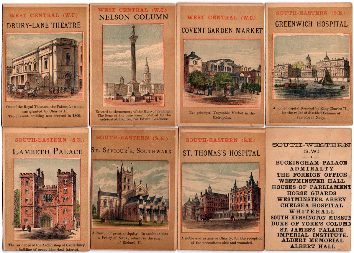 Jaques' The London Post Card Game, c.1895