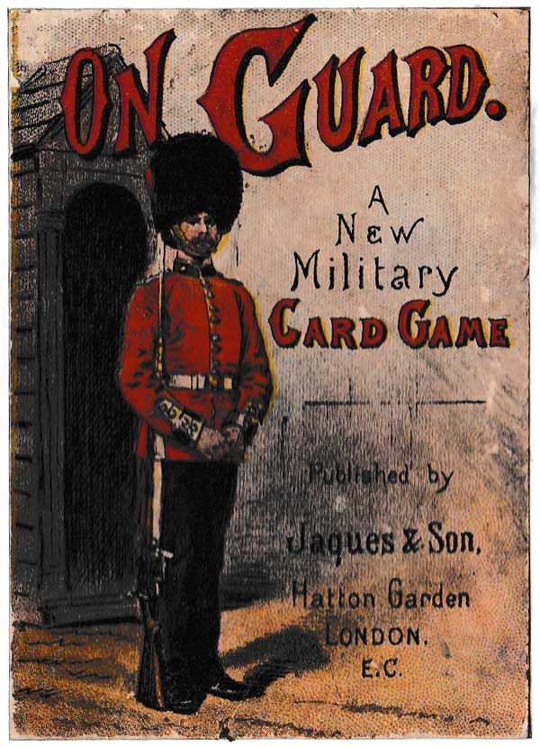 On Guard military card game published by J. Jaques & Son, c.1880