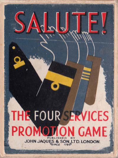 Salute! The Four Services promotion game by John Jaques & Son Ltd, London, c.1940