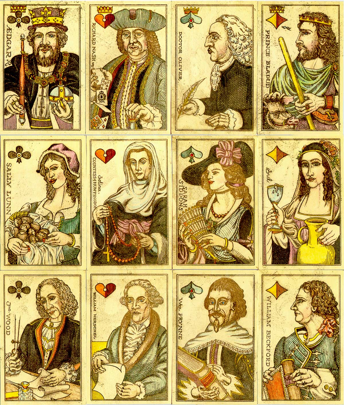 Karl Gerich's Beautiful Bath playing cards no.23, 1996