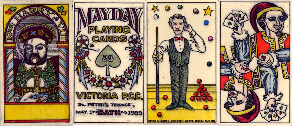 extra cards from Karl Gerich's 'Mayday' pack first published in 1989