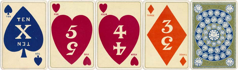 Kimberley's Royal National Patriotic playing cards, first edition c.1892-3