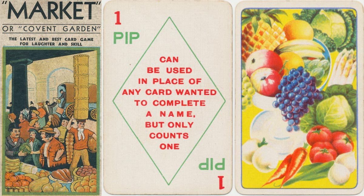 “Market” or “Covent Garden” game published by Kum-Bak in the 1930s