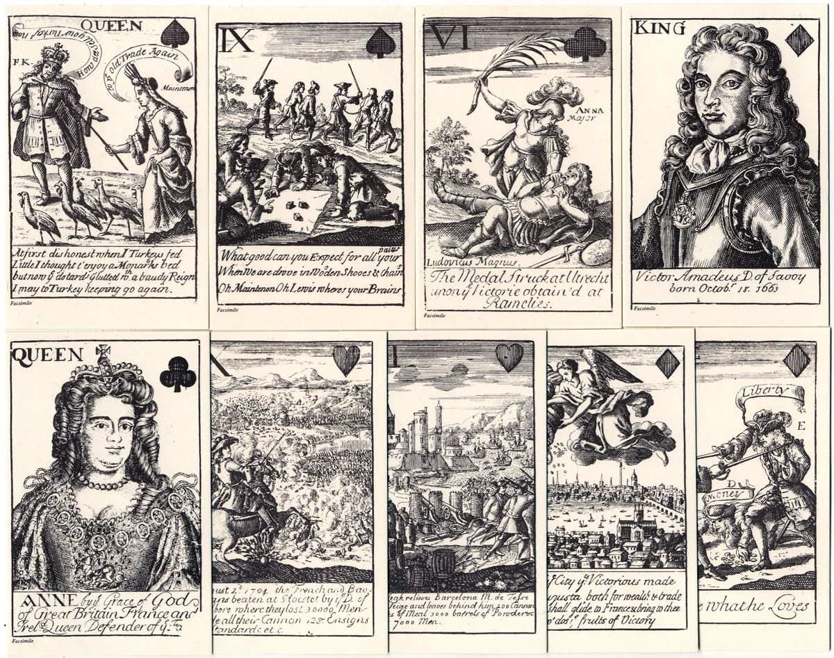 Marlborough's Victories Playing Cards