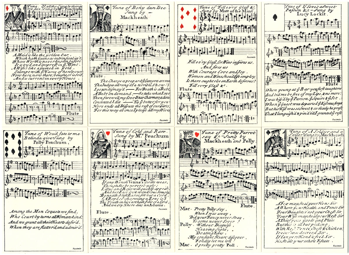 The Beggars' Opera Playing Cards, 1728 The Beggars' Opera Playing Cards, 1728
