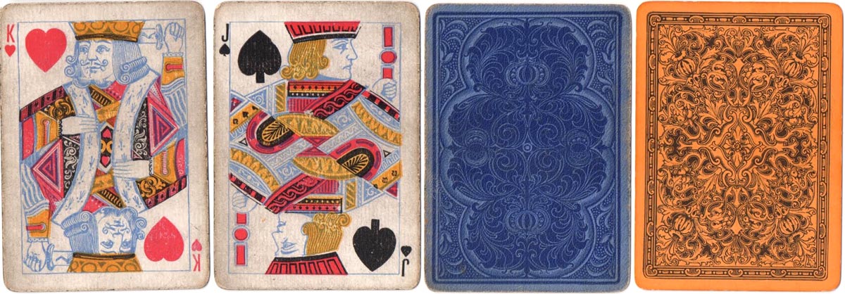 Playing cards manufactured by J & W Mitchell, Birmingham, c.1890 Playing cards manufactured by J & W Mitchell, Birmingham, c.1890